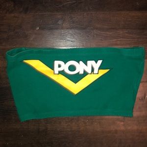 Pony brand tube top bandeau